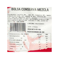 Conserva de cerdo en aceite mezcla (lomo, longaniza y costilla). Carnicas Ortin - details 2