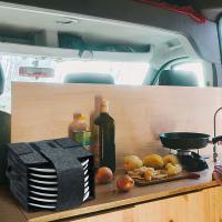 Organizador De Cocina Bolsa De Almacenamiento Estante Para Vajilla Y Cucharas De Sopa Soporte De Vidrio Y Platos Accesorios De Viaje - details 5