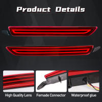 Luz De Reflector Trasero Para Coche Mazda CX-30 CX50 CX-50 2020 2021 2022 Con Señal Dinámica Luz De Freno Advertencia Conducción 12V ABS+LED Rojo - details 2