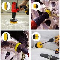 Kit De Cepillo Eléctrico Para Limpieza De Coche Azulejos Baño Cocina Escobillas Plásticas Esmerilador Eco-amigable Tamaño 4 Pulgadas - details 17