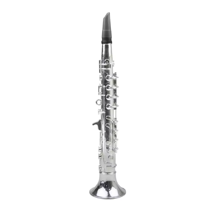 Clarinete 8 Notas Metalizado En Bolsa (Reig 3184) - 1