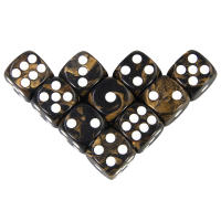 16mm D6 Azul Y Rojo Dados De Ajedrez De Acrílico Para Juegos De Mesa RPG DND Cubo De Dos Colores Esquinas Redondeadas Accesorios Para Clubes Y Fiestas En Barra - details 11