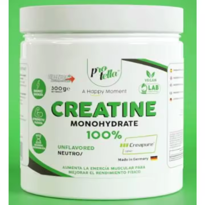 Creatina Creapure 300 Gr Protella - Mejora Rendimiento Deportivo - 1