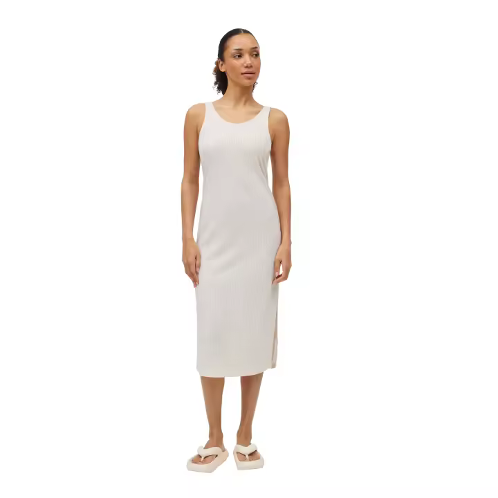 Ysabel Mora - Vestido midi tirantes aberturas marfil - 1