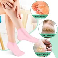 Calcetines De Cuidado De Pies Con Gel De Silicona Para Hidratación Y Alivio Del Dolor Protección Contra Piel Muerta Y Agrietada Herramientas De Pedicura Para Mujeres - details 7