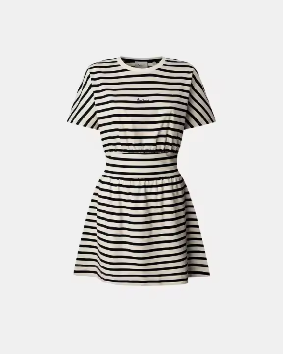PEPE JEANS PL953744 VANIA Vestidos  Manga corta Mujer Azul - 1