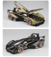 Modelo De Coche Dieciséisvoz Lambo V12 GT De Metal 1:24 Con Sonido Y Luz Regalo Para Coleccionistas Decoración De Escritorio Juguete Educativo Para Niños - details 12