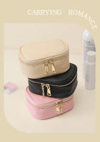 Bolso De Maquillaje Recargable Con Espejo LED Pantalla Táctil Compacta 3 Luzes Coloridas Material PU Estilo Casual - details 4