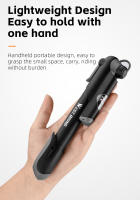 NEUMÁTICO DE BICICLETA WEST BIKING 100PSI Bomba De Mano De Alta Presión Universal Para Ruedas De MTB Y Carretera Con Valvulas Schrader Presta - details 4