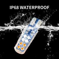 10PCS Lámparas LED W5W Para Coche Multicolor Indicador De Licencia Luz De Alineación Universal T10 COB 16SMD Estroboscopio - details 3