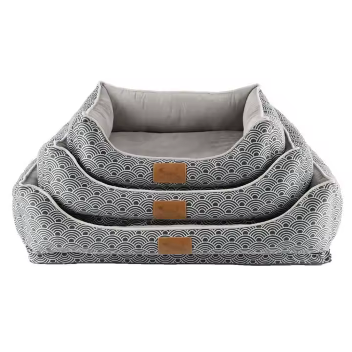Petking - Cama para Perros y Gatos Súper Suave y Transpirable, Base Cómoda Rellena de Fibra Hueca y Espuma Acolchonada, Fabricada con Materiales de Alta Calidad. - 1