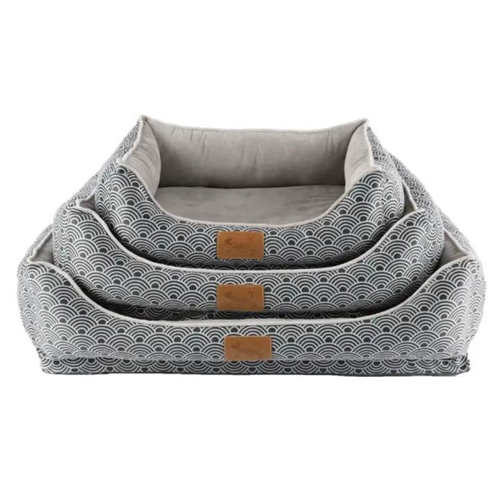 Petking - Cama para Perros y Gatos Súper Suave y Transpirable, Base Cómoda Rellena de Fibra Hueca y Espuma Acolchonada, Fabricada con Materiales de Alta Calidad. - 1