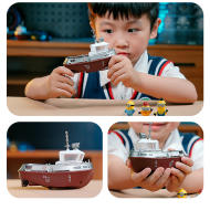 Barco RC ZWN 1/32 Con Luces Motor Potente 2.4G Control Inalámbrico De Longitud Para Niños Y Niñas Regalo Modelo De Tugboat - details 14