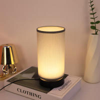 Lámpara De Escritorio Minimalista Moderna Con Luz Cálida De TelaInterruptor USB Para DormitorioAmbiente De Sala Y Estudio - details 7
