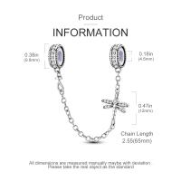 Nueva Cadena De Seguridad Platinada En Plata Con Encantos De Gato Rosa Luna Y Estrella De Silicona Para Pulseras Y Collares DIY Colorido - details 17