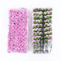 144pcs Hojas De Rosa Mini Pe 2cm Para Decoración De Casamiento Y Hogar Artesanía Scrapbooking Bouquet Artificial De Flores - details 8