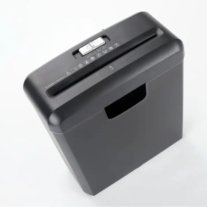 Mini trituradora Eléctrica para el hogar y la Oficina, Pequeña trituradora de Documentos de Baja Potencia - 1