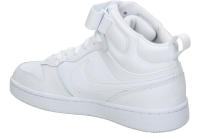 NIKE | Deportiva Nike Court Borough Mid 2 Kids - Zapatilla Casual Infantil en Color Blanco – Zapatilla Alta con Cierre de Cordones y Velcro – Estilo Casual – Cómoda – Combinable – Versátil – Modelo CD7782-100 - details 2