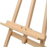 MEJORADA Caballete de Madera para Pintar de Pino Natural, Altura 120/145/170 cm, Soporte de Lienzos, Cuadros y Fotografías, Regulable y Plegable, Manualidades Niños y Adultos - details 3