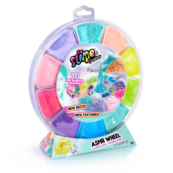 Rueda Arcoíris de 10 Slimes Sensoriales - Slime ASMR Wheel 10 Compounds - So Slime - Canal Toys - SSC256 - 1
