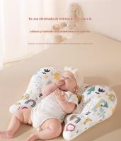 Almohada para bebé antivómitos, almohada para dormir con la cabeza en alto, almohada de frijoles de doble cara, almohada transpirable, refrescante y cómoda. - details 1
