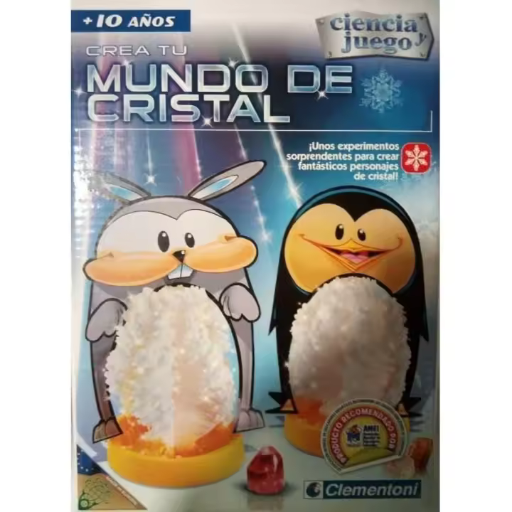 Clementoni Crea Tu Mundo de Cristales - Juego Educativo Experimentos Sorprendentes - 1
