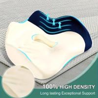 Cojín De Memoria Para Silla De Oficina Cojín De Asiento Para Coche Avión Bleachers Cojín Para Sillón De Trabajo Longitudinal - details 3