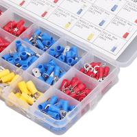 Kit De Terminales De Presión Fría 280PCS Incluye Terminales Macho Y Hembra Aisladas Conectores De Alambre Con Células De Aluminio - details 8