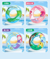 Anillo de Nación Redondo para niños, Nuevo Anillo inflable de PVC with shape de Sirena para axilas, Anillo flotante de celebriad, Doble Bolsa de Aire - details 8