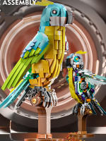 Bloques De Construcción MOC Semi Mecánicos Exóticos Papagayo Tropical Versátiles Para Creatividad Animal Ciudad Clásicos De Modelos De Bloques De Ladrillos Kits De Ideas Para Niños Y Adultos - details 0