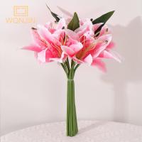 WQNJIN 11 Cabezas De Lirio Blanco Artificiales Para Boda Fiesta Decoración De Hogar Regalo Bouquet Decoración De Habitaciones DIY - details 4