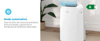 MIDEA Pingüino Aire Acondicionado Portátil 3 en 1  3000 Frigorías / 12000 BTU  Air conditioner Silencioso 43m2 - Deshumidificador Ventilador Climatizador 3500 W - 4 modalidades con kit de ventana - details 10