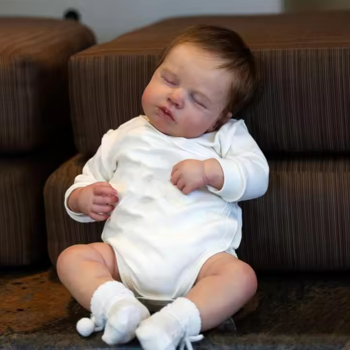 Muñeca Bebé Reborn De 50cm Con Piel Pintada 3D Y Venas Visibles Muñeca De Silicona Suave Para Niñas Regalo Encantador - 1
