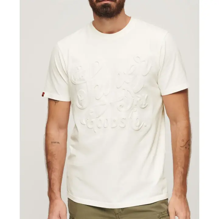 Superdry Camiseta De Manga Corta Embossed Archive Graphic - 1