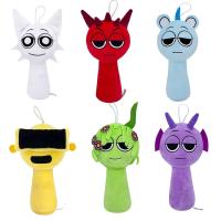 10PCS Sprunki Peluches Juego Incredibox Muñecos Suaves De Peluche Decoración De Habitación Regalo De Navidad Para Niños Edad Recomendada 3-18 Años Relleno De Algodón PP - details 3