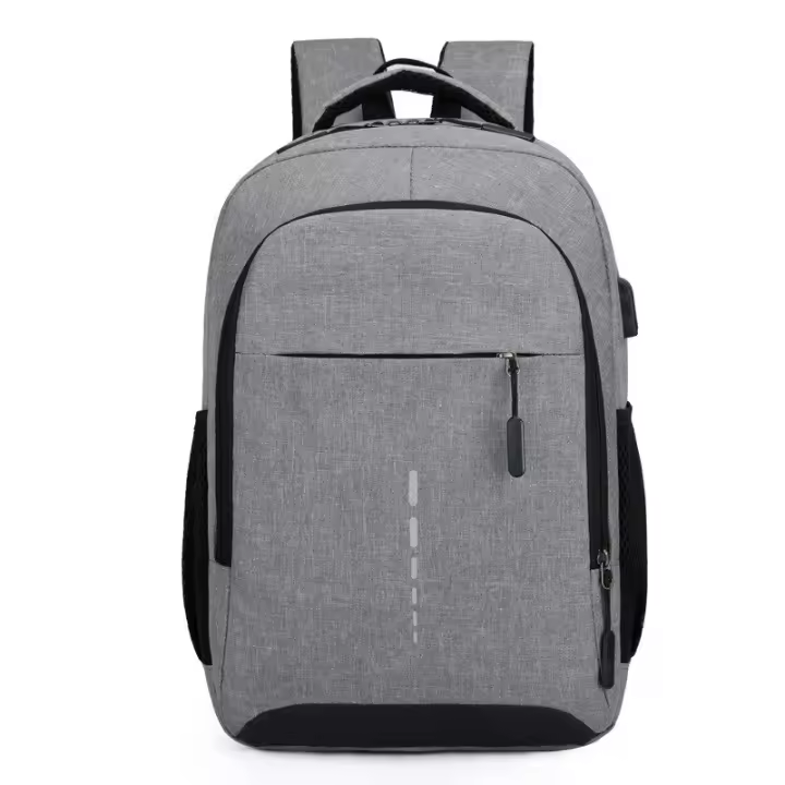 Mochila Unisex Grande De Viaje Simple Y Moda Para Estudiantes Y Computadoras Con Gran Capacidad Bolsillos Internos Y Exterior Cierre De Cremallera - 1