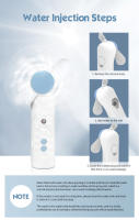 Ventilador De Mano Portátil 2 En 1 Humidificador Recargable USB Sprayer De Agua Ventilador De Aire Acondicionado Para Frescar El Rostro - details 6