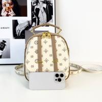 Mochila De Hombro Casual Para Mujer Con Estampado Vintage Y Correa Ajustable Bolso De Comercio Con Cierre De Cremallera - details 2