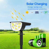Luces Solares Para Paisaje IP65 Impermeables Con 3 Modos Luz Solar Para Jardín Camino 72/68 LED Modernas Para Exterior - details 14