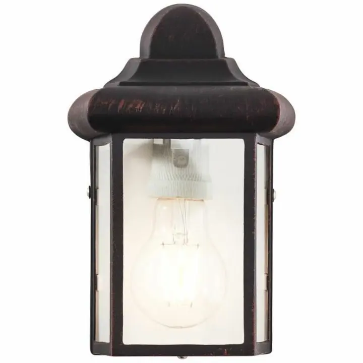 Aplique de Pared Brilliant Newport Exterior Negro oxidado E27 60 W - 1