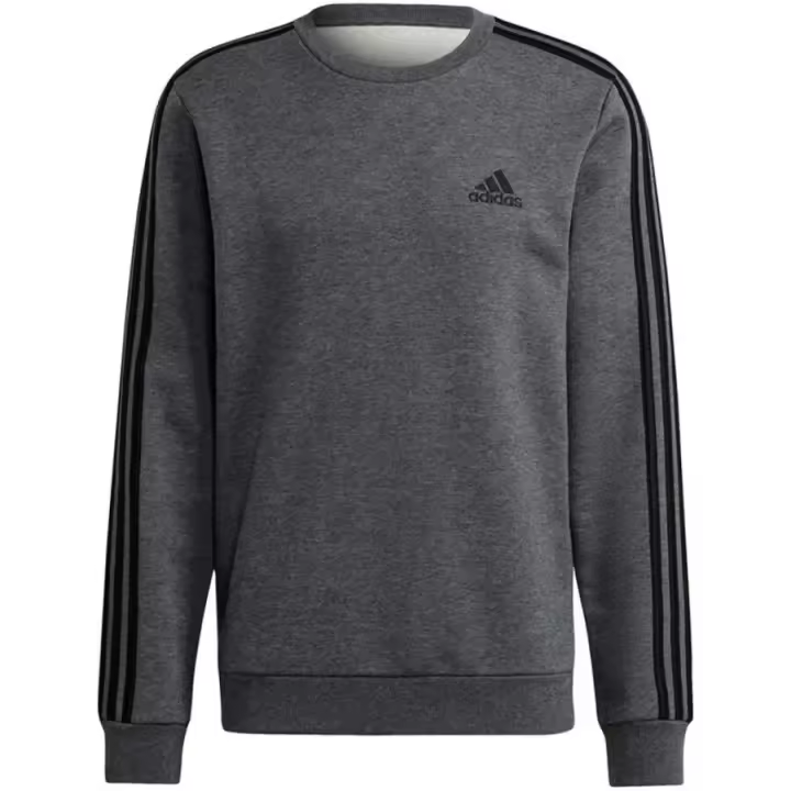 Sweatshirt adidas Essentials Fleece M H12166 – Sudadera deportiva para hombre con tejido de forro polar, ideal para entrenamientos en invierno o para el día a día. - 1