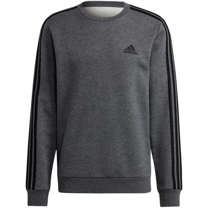 Sweatshirt adidas Essentials Fleece M H12166 – Sudadera deportiva para hombre con tejido de forro polar, ideal para entrenamientos en invierno o para el día a día. - 1