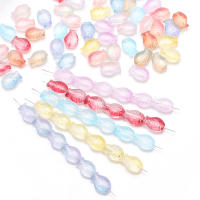 30Pcs Colgante De Vidrio Colorido Para Pulsera DIY Agujero Medio Pez Gradiente 10x14 Pulgadas Adornos De Moda Sin Metal Proveniente De China Continental - details 4