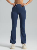 Pantalones De Yoga Para Mujer Cintura Alta Bootcut - Leggings Flared Para Ejercicio Y Ropa Casual - Activewear Cómodo Y Estiloso - details 6