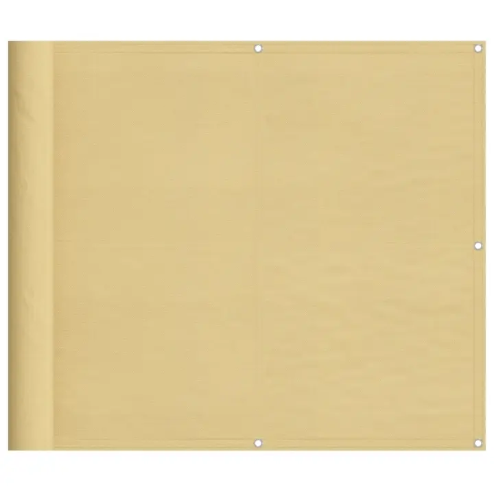 Pantalla de Balcón 100% poliéster Oxford arena color 90x600 cm - 1