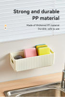 Organizador De Almacenamiento Multifuncional WORTHBUY Estante Para Cocina Colgante Sin Perforar En Plástico Blanco Y Transparente - details 9