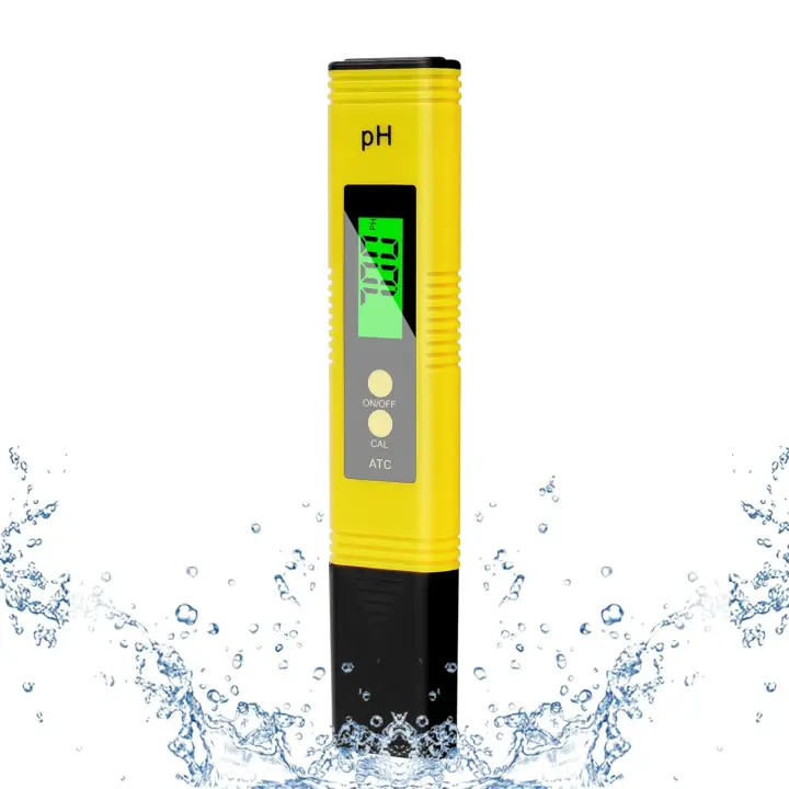 Medidor digital de pH de alta precisión (0,01 pH) con lectura del 2 % y medidor de pH y temperatura para agua potable doméstica. - 1