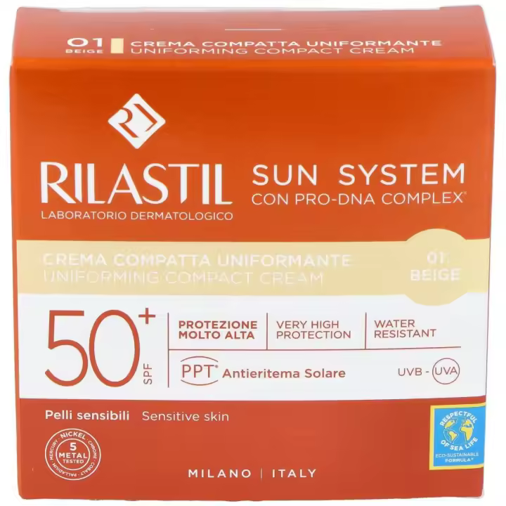 Rilastil Sun System Compacto Beige Spf50+, 10 G - 1
