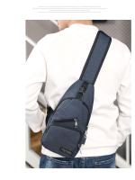 Bolsa De Pecho Para Hombres De Gran Capacidad Unisex Estilo Deportivo Al Aire Libre Moda Casual Cruzada Monedero De Hombro Pequeño - details 15