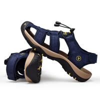 Sandalias De Verano Para Hombre En Cuero Genuino Zapatos Casuales Para Exterior Sandalias De Cuero Para Playa Zapatos Romanos Talla Grande 38-48 - details 31